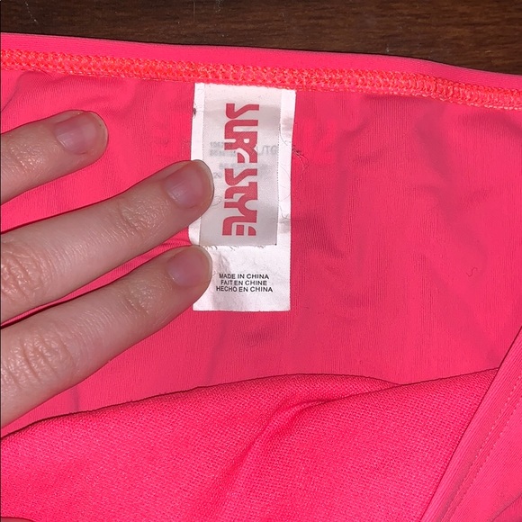 Surf Style Pink Bikini Bottoms in Size XL - Picture 2 of 4